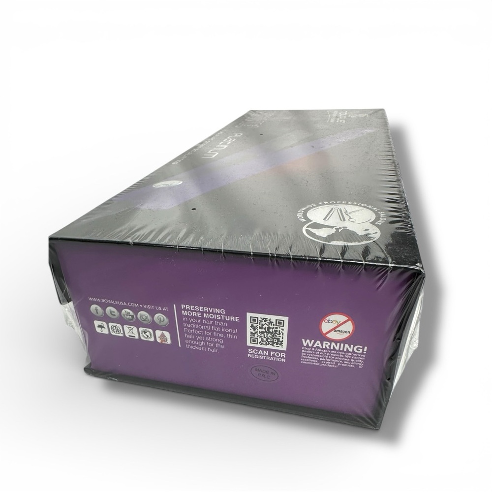 Platinum Genius Heating Element Deep Purple Flat Iron - Picture 6 of 8